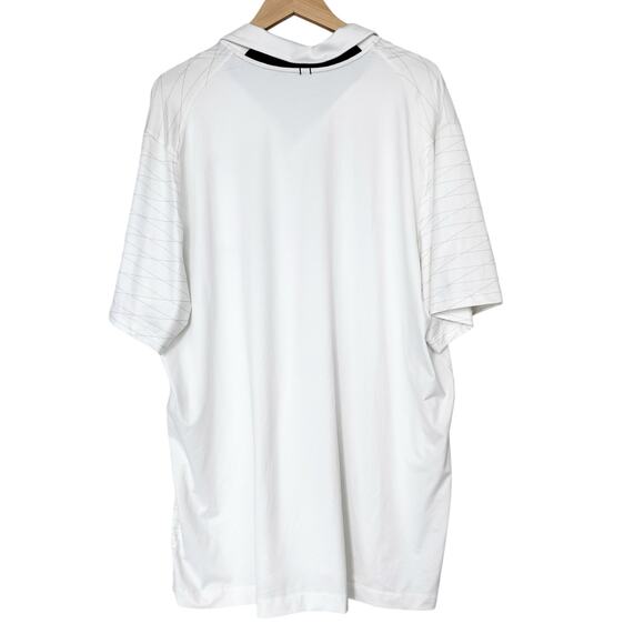 Nike Golf Tour Performance White Short Sleeve Polo Sz XXL - Picture 4 of 9